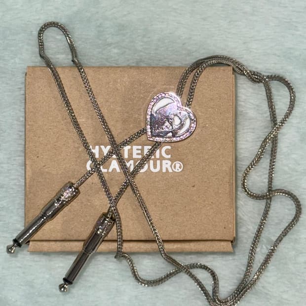 히스테릭글래머 루프 타이 목걸이 loop tie necklace