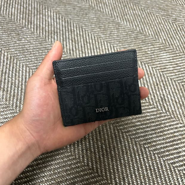 디올 오블리크 카드지갑