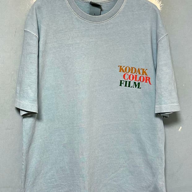 KODAK 코닥 남자 반팔티 워싱 오버핏 캐주얼 라운드넥 M 95