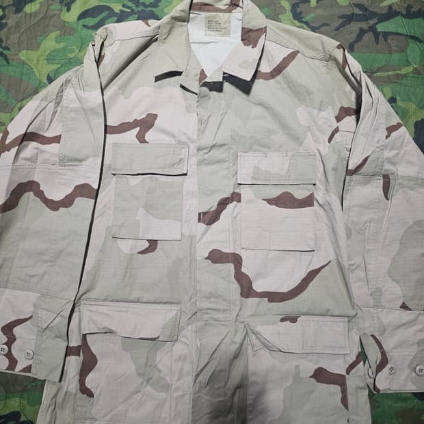 미군오리지날 사막삼색 bdu 신품ML