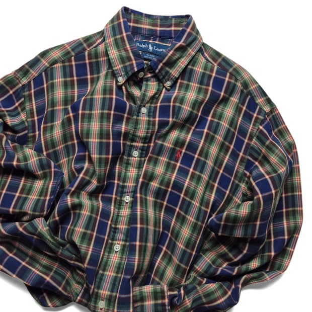 [M] 폴로 랄프로렌 체크셔츠