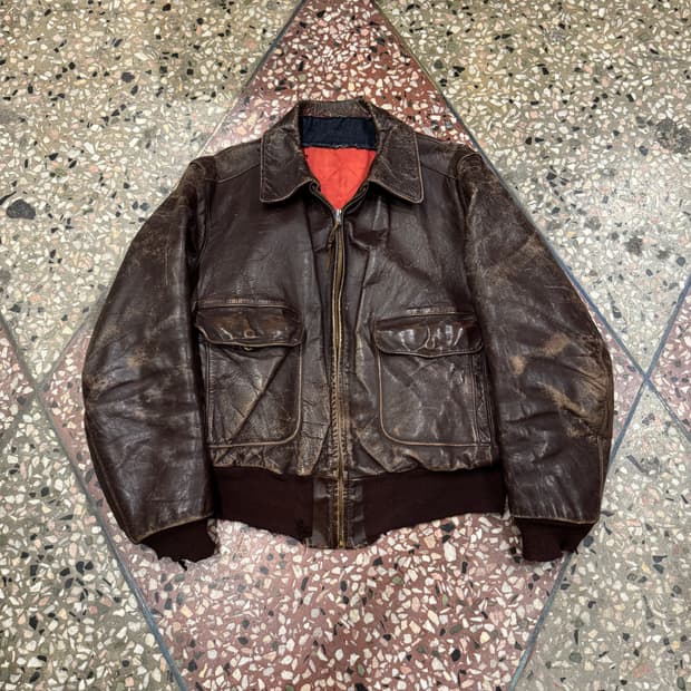 50s Hercules 호스하이드 A-2 자켓 (42)ㅕ