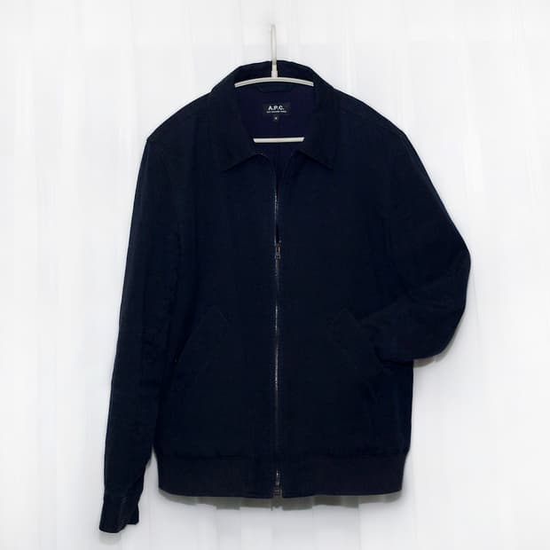 아페쎄 (A.P.C) 길버트 울코튼 집업 블루종 자켓 (M / 100)