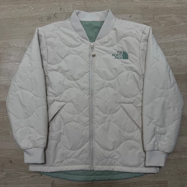 노스페이스 키즈 리버시블 경량패딩