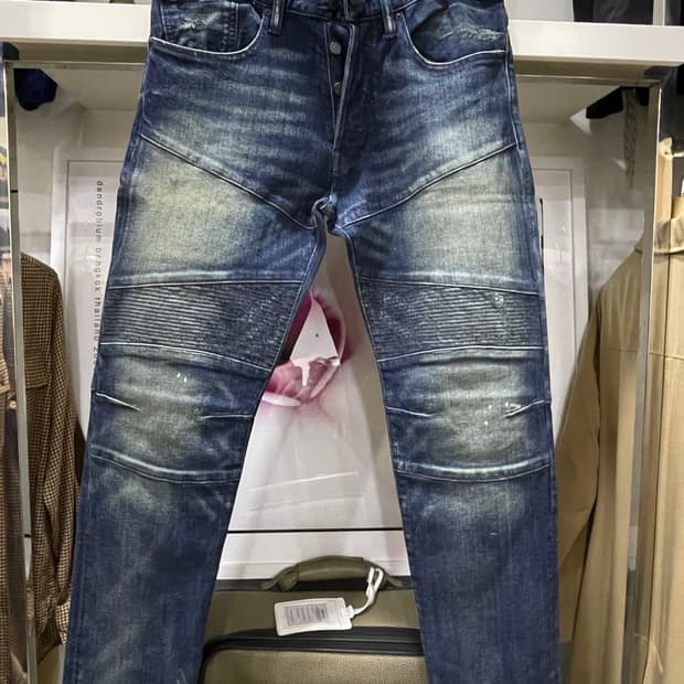 폴로랄프로렌/모토라인 데님청바지