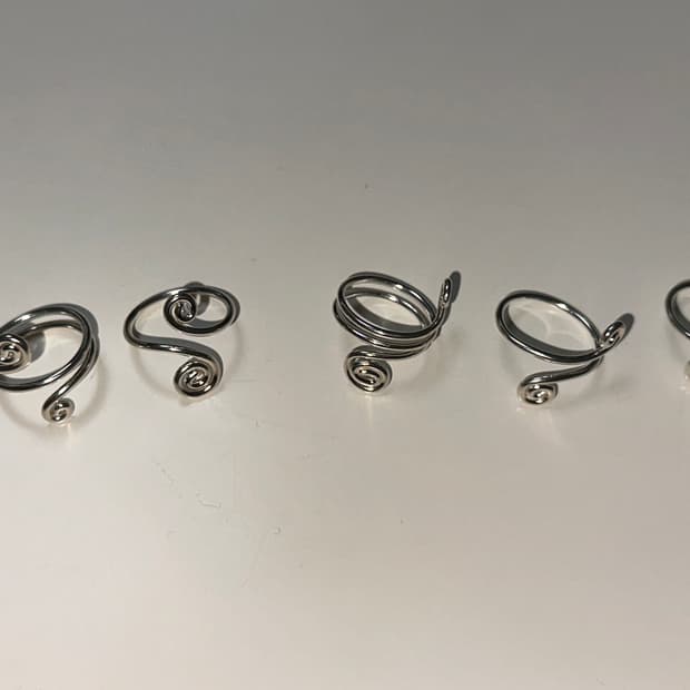 에스닉 보헤미안 핸드메이드 실버링 (Silver925)