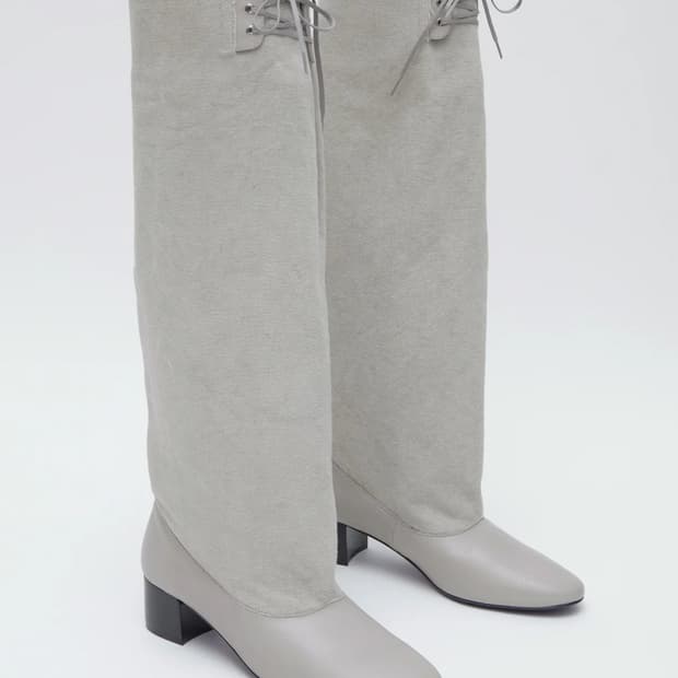 (36,37,38) 팔로마울 빅토리아 캔버스 부츠 베이지