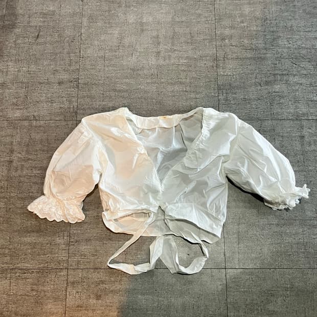 일본빈티지 Apresjour 달천깔페어리 랩블라우스 가디건