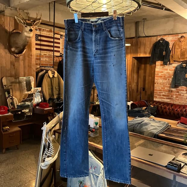 70s USA 빈티지 LEE 리 라이더스 데님 팬츠