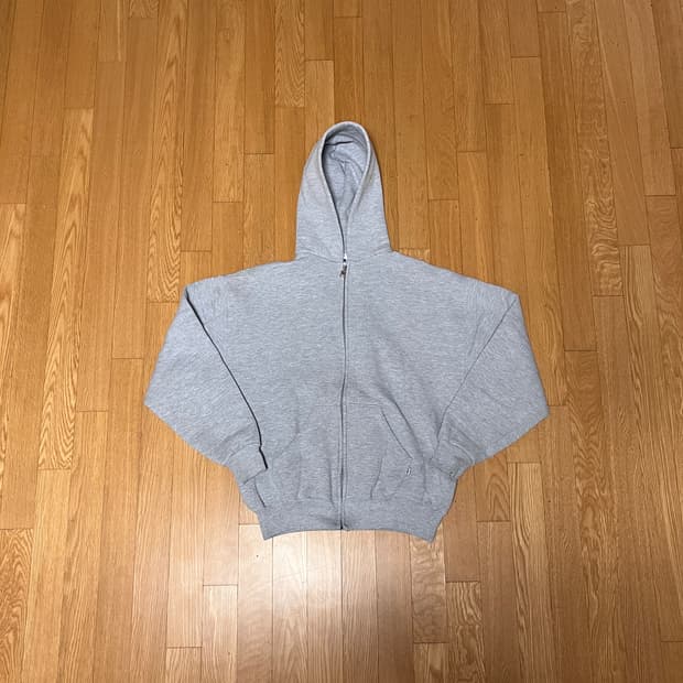 [L] 90s 빈티지 러셀 후드집업 라이트 그레이