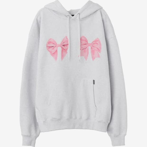 스컬프터 Bow Bow Hoodie White Melange(M)