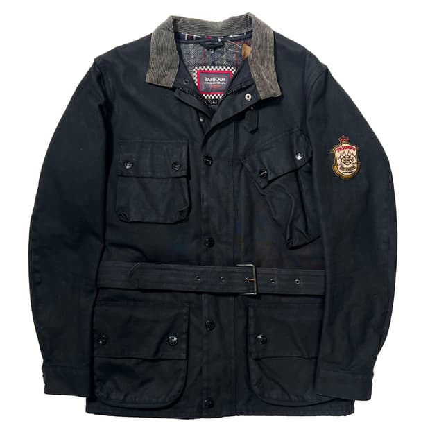 바버 인터네셔널 X 트라이엄프 왁스 자켓 (L)