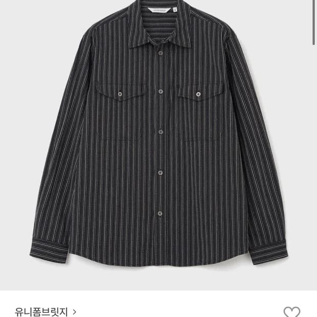 유니폼브릿지 스트라이프 셔츠 XL 새상품
