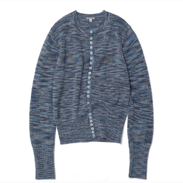 파르티멘토 우먼 와이드 리브 버튼업 니트 가디건