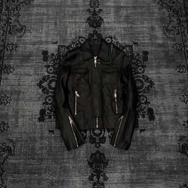 Stud homme hedi’s leather jacket