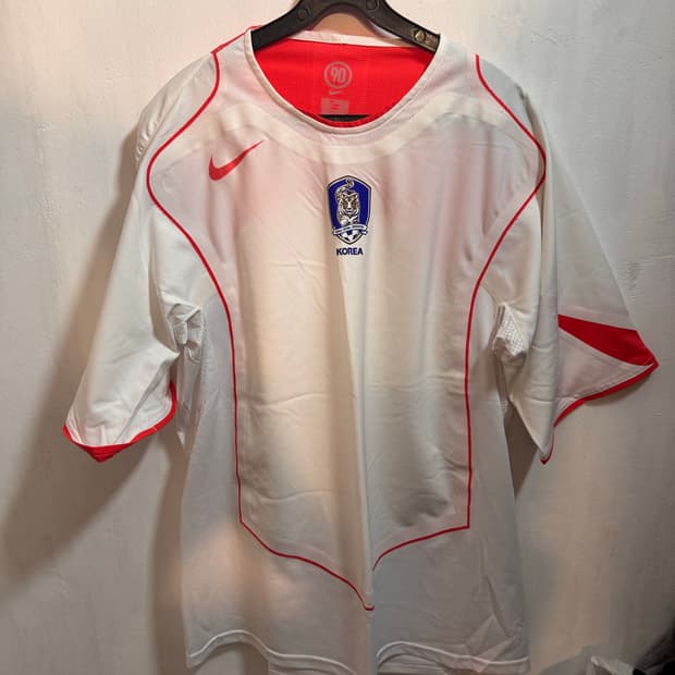 2004-05 나이키 코리아 국가대표 호랑이 엠블럼 반팔 105