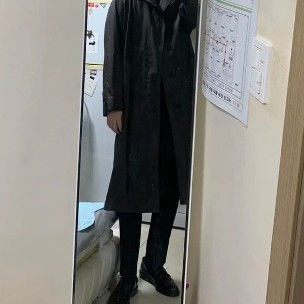 [XL]유니클로U 싱글브레스트 트렌치코트