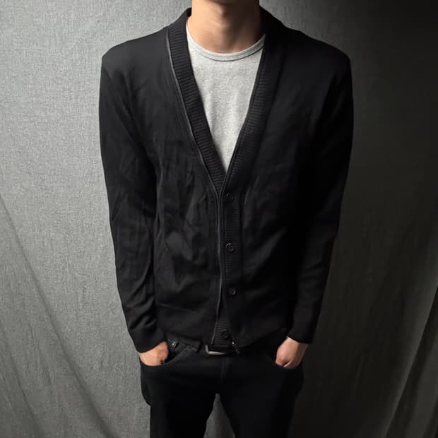 우영미 니트 집업 자켓