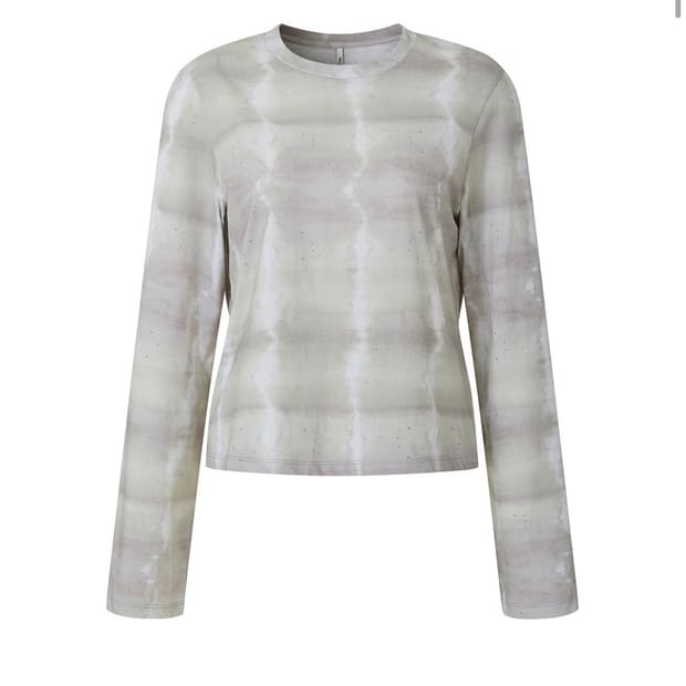 LOOSE LONG SLEEVE TOP_IRON GREY