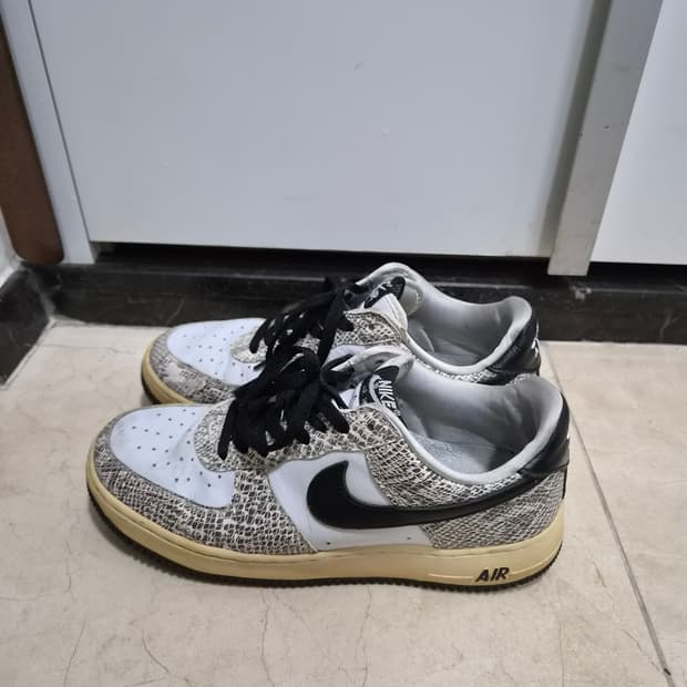 (265) 나이키 에어포스 1 로우 레트로 코코아 스네이크 2018