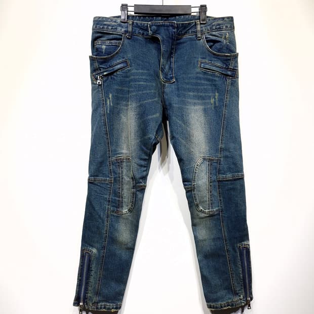 BALMAIN 발망 진청 바이커진(36)