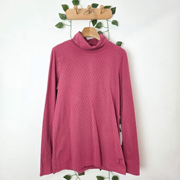 패턴 목폴라 슬리브