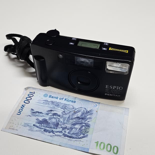 작례O 명기 펜탁스 에스피오 af 줌 필름카메라 빈티지 필카