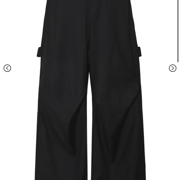 [1] 카미엔 247 올데이 스트라이프 팬츠 블랙