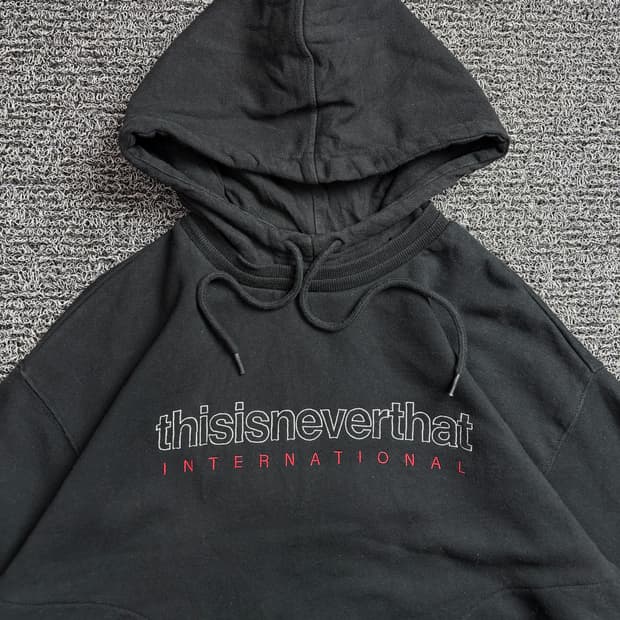 디스이즈네버댓 아치로고 헤비 코튼 후디 2163