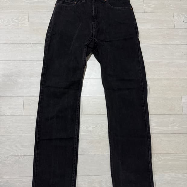 90’s 리바이스 505 흑청 데님 팬츠