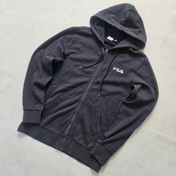 L 휠라 레귤러핏 스몰로고 후드티 0320Y