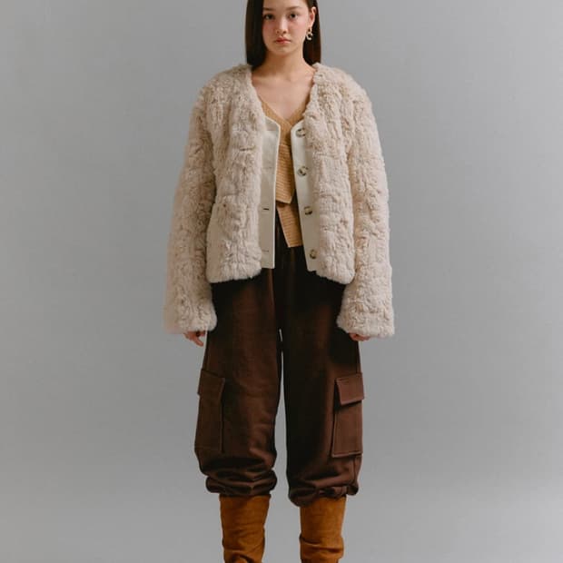 소프트서울 레더 퍼자켓 SOFTSEOUL LEATHER MIX FUR