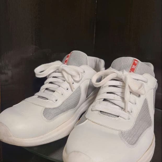 프라다 스포츠 아카이브 아메리카컵 스니커즈