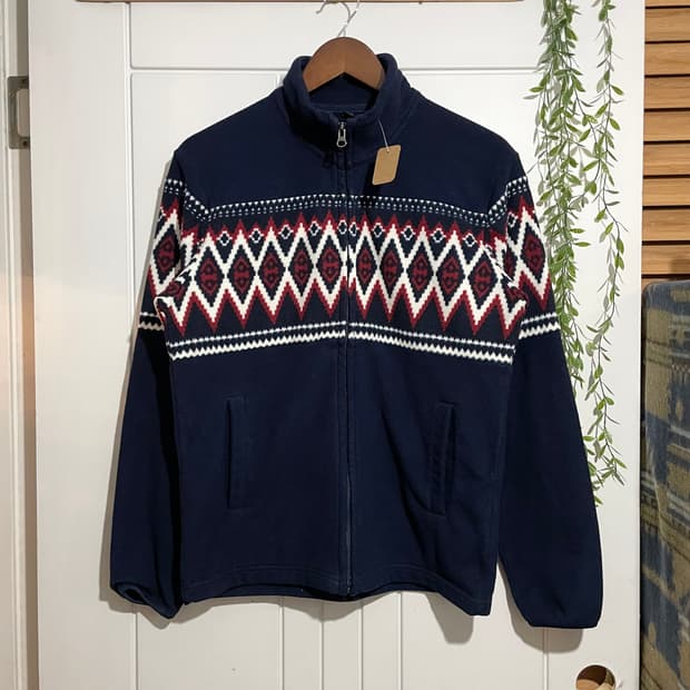 페어아일 플리스 자켓