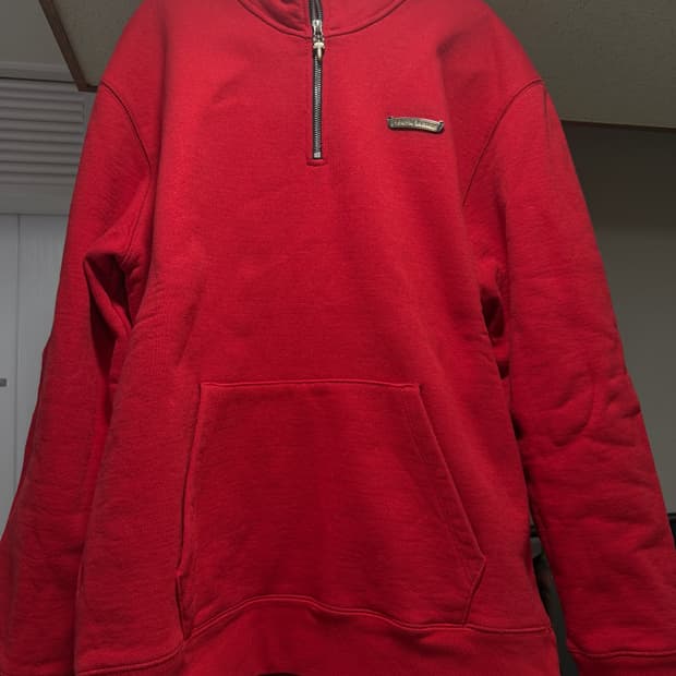 크롬하츠 세메터리 반집업 레드 L