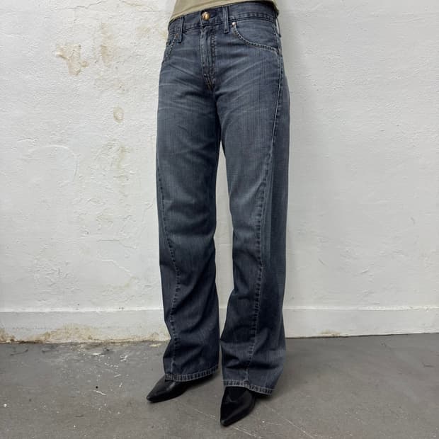 리바이스 엔지니어드 진(Levi's) 신치백 워시드 데님 팬츠