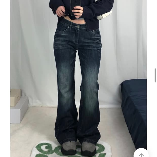 ootj 로우라이즈 부츠컷 데님팬츠 청바지