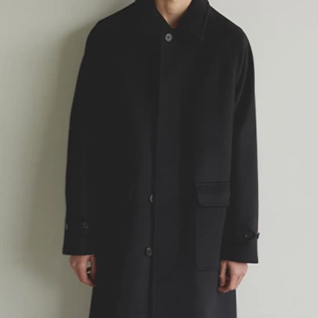 아트이프액츠 발마칸 코트 블랙 M (artifacts)