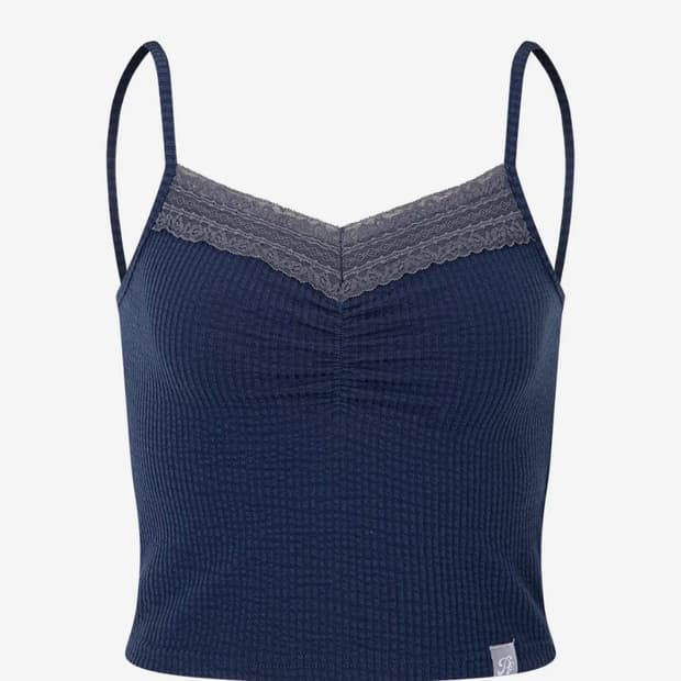 플리즈노팔로우 Hanni Lace Sleeveless Top