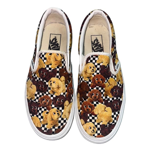 반스 애니멀 체커보드 슬립온 240