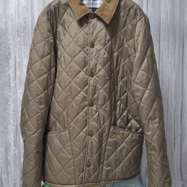 정품) 바버  퀼팅 자켓 