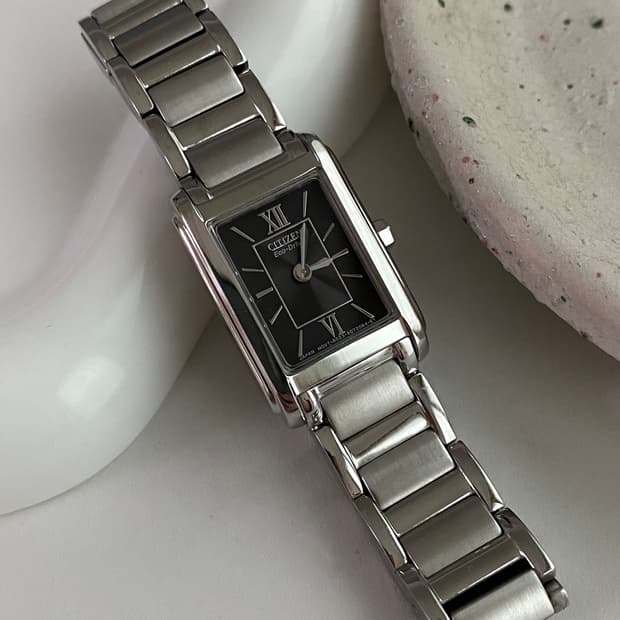 Citizen 시티즌 Eco-drive 에코드라이브 렉탱클 쿼츠