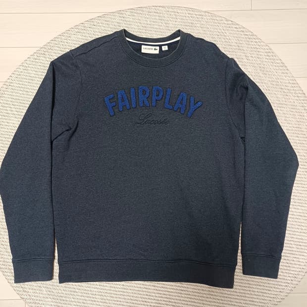 라코스테 스포츠 FAIRPLAY 부클레 자수 맨투맨 (FR5)