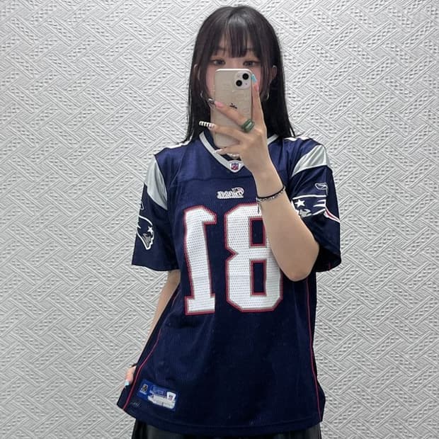리복 NFL 잉글랜드 패트리어트 럭비 져지 반팔티 100 C13162