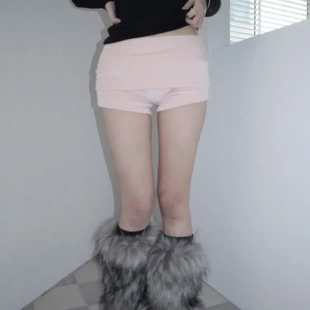 골지 더블 숏팬츠