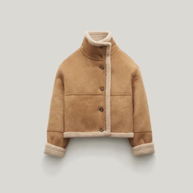 프리베일 시어링 리버시블 무스탕 자켓