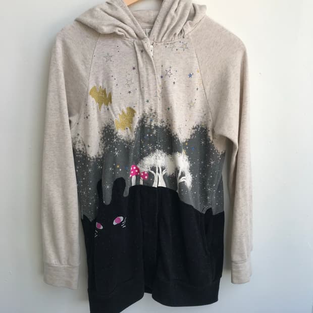 스콜라 scolar 모리걸 토끼 후드집업