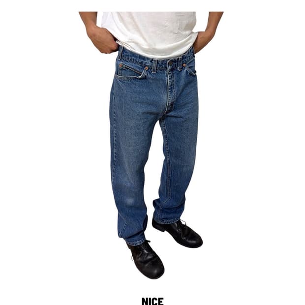 90s Levis 505 orange tap 34x34