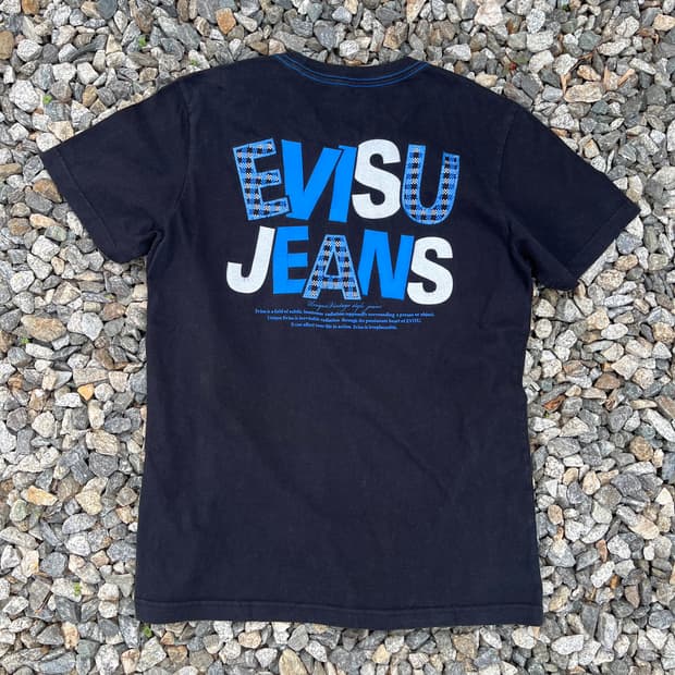 EVISU  프린팅 반팔(실측확인)