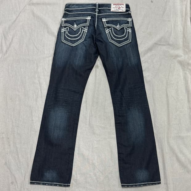 트루릴리전 스트레이트 스티치 데님팬츠 31